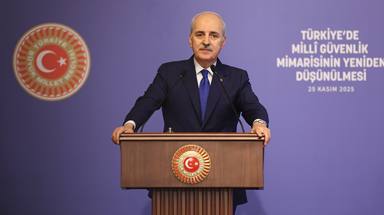 TBMM Başkanı Kurtulmuş, "Türkiye'de Milli Güvenlik Mimarisinin Yeniden Düşünülmesi" Programında Konuştu
