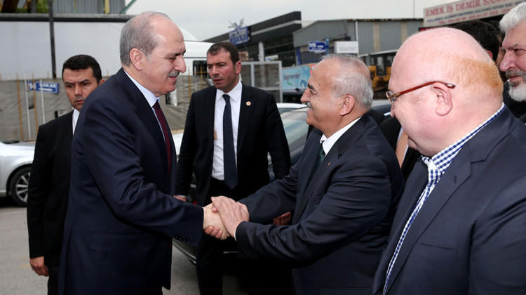 Kurtulmuş, OSTİM'de sanayiciler ile bir araya geldi