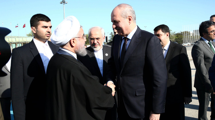 Kurtulmuş, İran Cumhurbaşkanını uğurladı