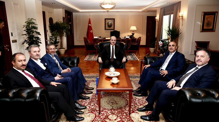 Kurtulmuş, TÜMSİAD üyelerini kabul etti