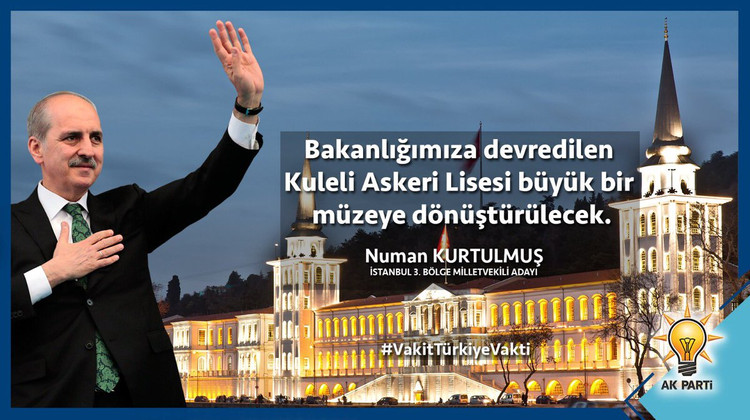 Kuleli parmakla gösterilen örnek bir müze olacak.