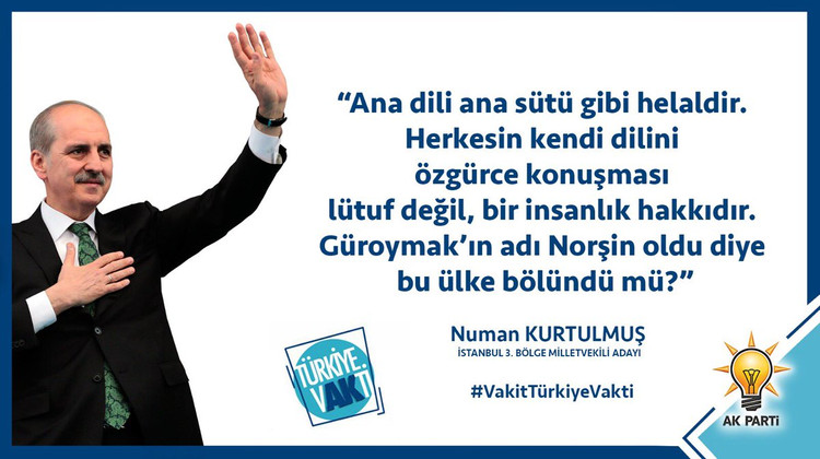 Ana dili ana sütü gibi helaldir.