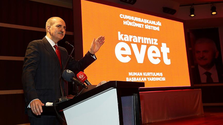 Kurtulmuş: Siz yasakladıkça Avrupa'daki 'evet' oyları artıyor