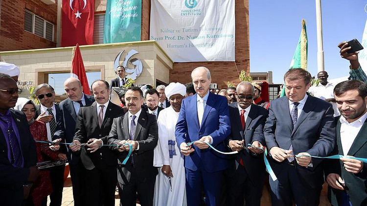 Kurtulmuş Sudan'da Türk Kültür Merkezi’nin açılışını yaptı