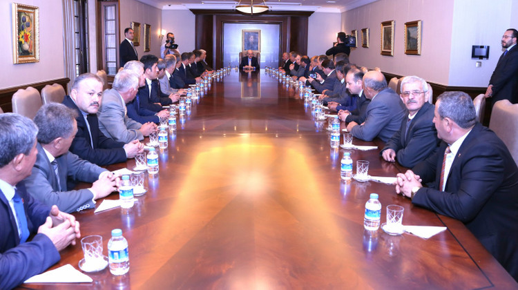 Kurtulmuş, Ordulu muhtarları kabul etti