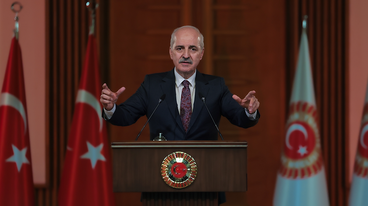 TBMM BAŞKANI KURTULMUŞ, “REKTÖRLERLE BULUŞMA” PROGRAMINDA KONUŞTU