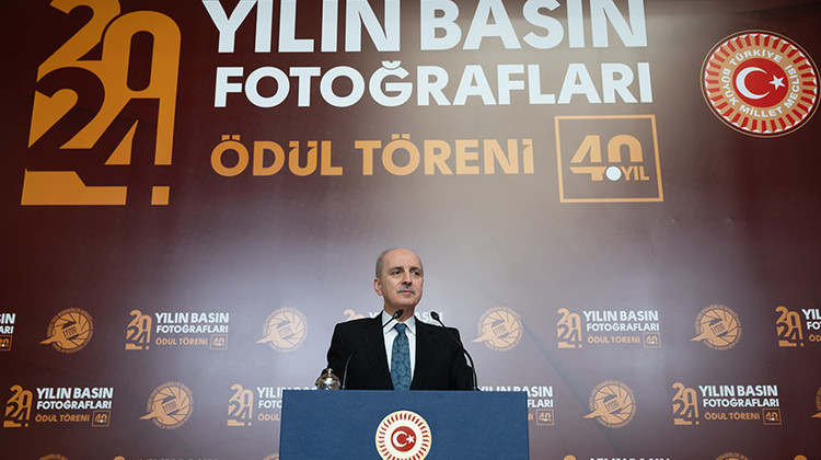 TBMM BAŞKANI KURTULMUŞ, TFMD YILIN BASIN FOTOĞRAFLARI ÖDÜL TÖRENİ'NDE KONUŞTU