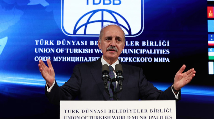 TBMM BAŞKANI KURTULMUŞ, TÜRK DÜNYASI BELEDİYELER BİRLİĞİ 20. KURULUŞ YIL DÖNÜMÜ RESEPSİYONU'NDA KONUŞTU