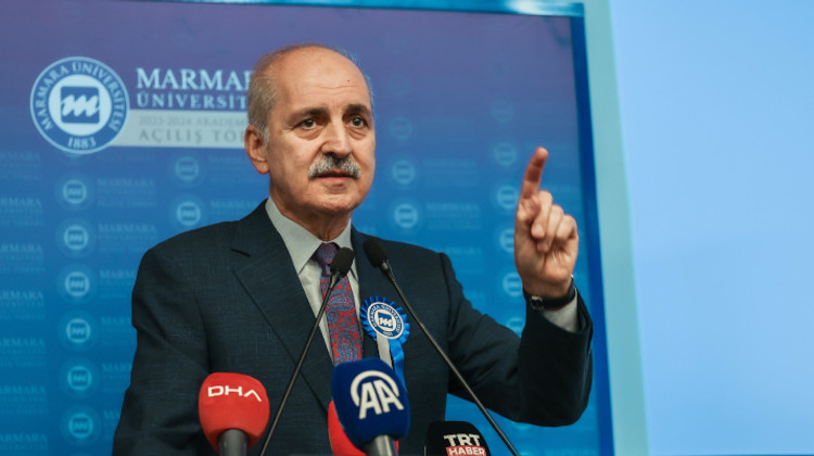 TBMM BAŞKANI KURTULMUŞ, MARMARA ÜNİVERSİTESİ 2023-2024 AKADEMİK YILI AÇILIŞ TÖRENİ"NDE KONUŞTU