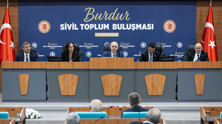 TBMMBaşkanı Kurtulmuş, "Burdur Sivil Toplum Buluşması" programında konuştu