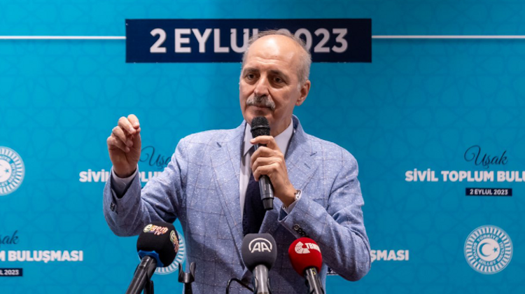TBMM BAŞKANI KURTULMUŞ, UŞAK’TA STK VE MESLEK ODALARI TEMSİLCİLERİ İLE BİR ARAYA GELDİ