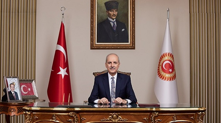 TBMM BAŞKANI KURTULMUŞ, TERÖRE KARŞI BİLDİRİ KONULU TBMM BAŞKANLIĞI TEZKERESİNİN KABUL EDİLMESİ ÜZERİNE MESAJ YAYIMLADI