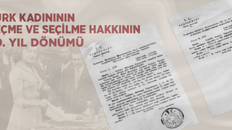 TBMM BAŞKANI KURTULMUŞ’UN, TÜRK KADININA SEÇME VE SEÇİLME HAKKININ VERİLİŞİNİN 89. YIL DÖNÜMÜ MESAJI