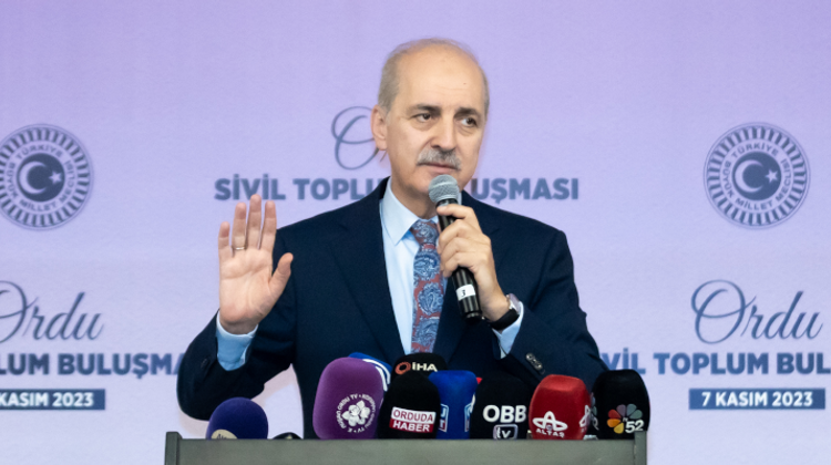 TBMM BAŞKANI NUMAN KURTULMUŞ: SUYUN, ELEKTRİĞİN, YAKITIN, EKMEĞİN OLMADIĞI 2,3 MİLYON İNSANIN KÖŞEYE SIKIŞTIRILDIĞI BİR YER GAZZE