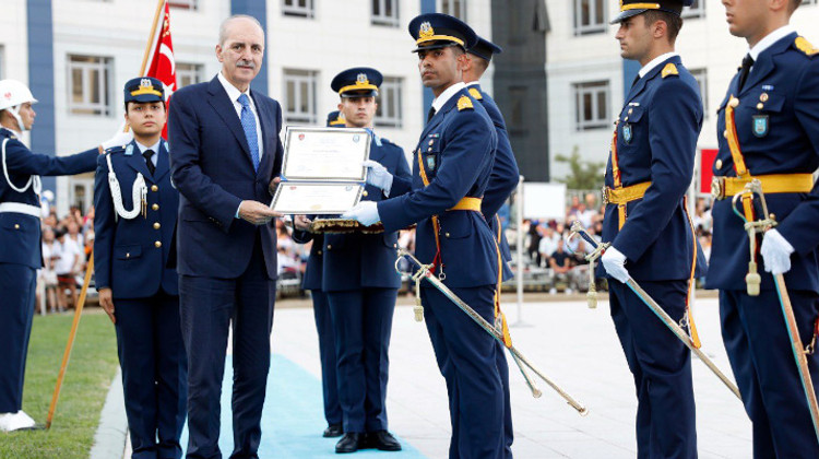 TBMM BAŞKANI KURTULMUŞ, HAVA HARP OKULU KOMUTANLIĞI DİPLOMA VE SANCAK DEVİR TESLİM TÖRENİ'NE KATILDI