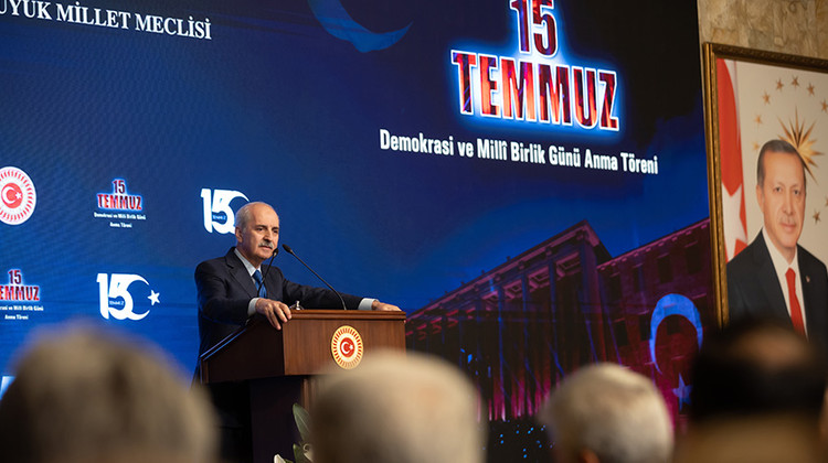 TBMM BAŞKANI KURTULMUŞ, 15 TEMMUZ DEMOKRASİ VE MİLLİ BİRLİK GÜNÜ ANMA TÖRENİ’NDE KONUŞTU