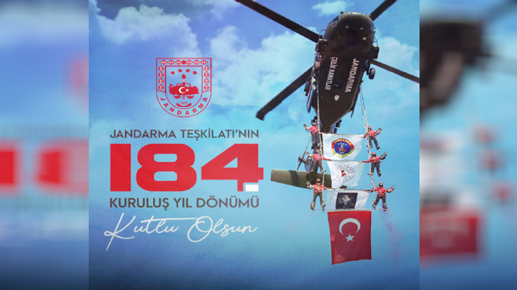 TBMM BAŞKANI KURTULMUŞ, JANDARMA TEŞKİLATININ 184'ÜNCÜ KURULUŞ YIL DÖNÜMÜNÜ KUTLADI