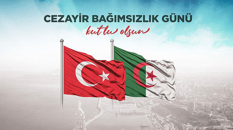 TBMM BAŞKANI KURTULMUŞ CEZAYİR'İN BAĞIMSIZLIK GÜNÜNÜ KUTLADI