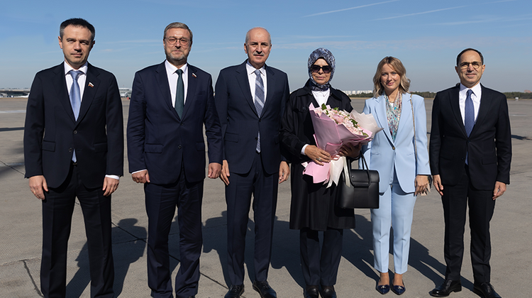 TBMM BAŞKANI KURTULMUŞ, RUSYA’DA