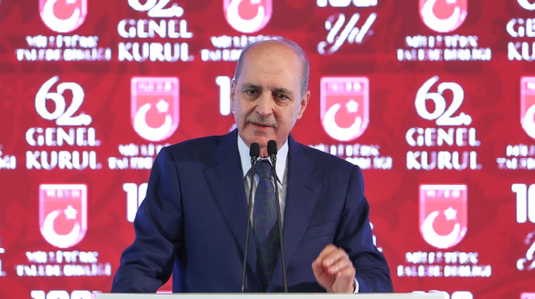 TBMM BAŞKANI KURTULMUŞ, MTTB 62. GENEL KURULU'NDA KONUŞTU