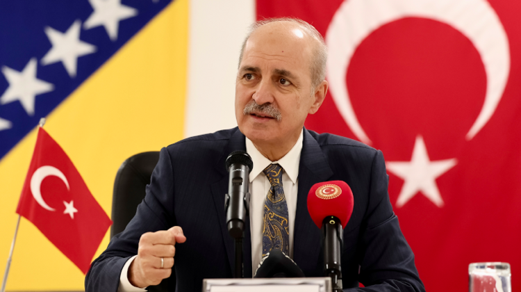 TBMM BAŞKANI KURTULMUŞ, BOSNA HERSEK’TEKİ EUFOR TÜRK TEMSİL HEYETİ BAŞKANLIĞINDA ASKERLERE HİTAP ETTİ